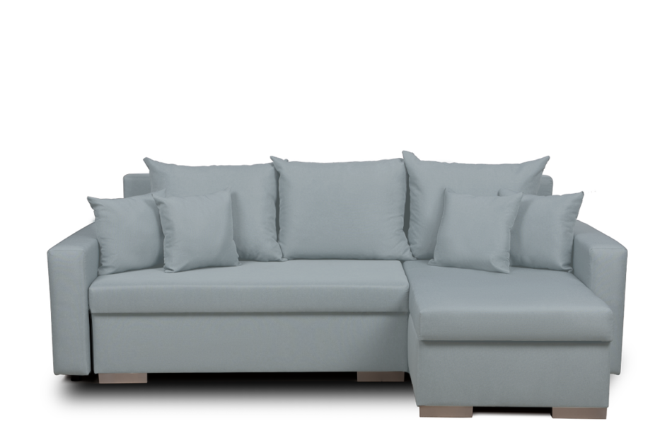 HALLIS Narożnik rozkładany (lewy/prawy) błękitny - zdjęcie 0