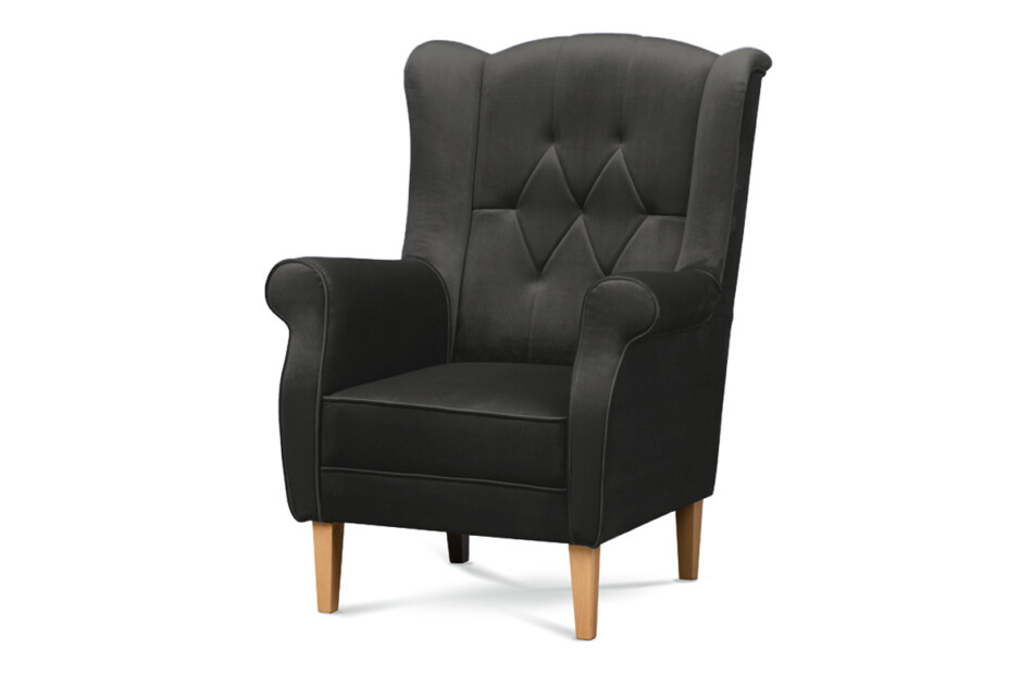 NIROS Fotel ciemny szary - zdjęcie 2