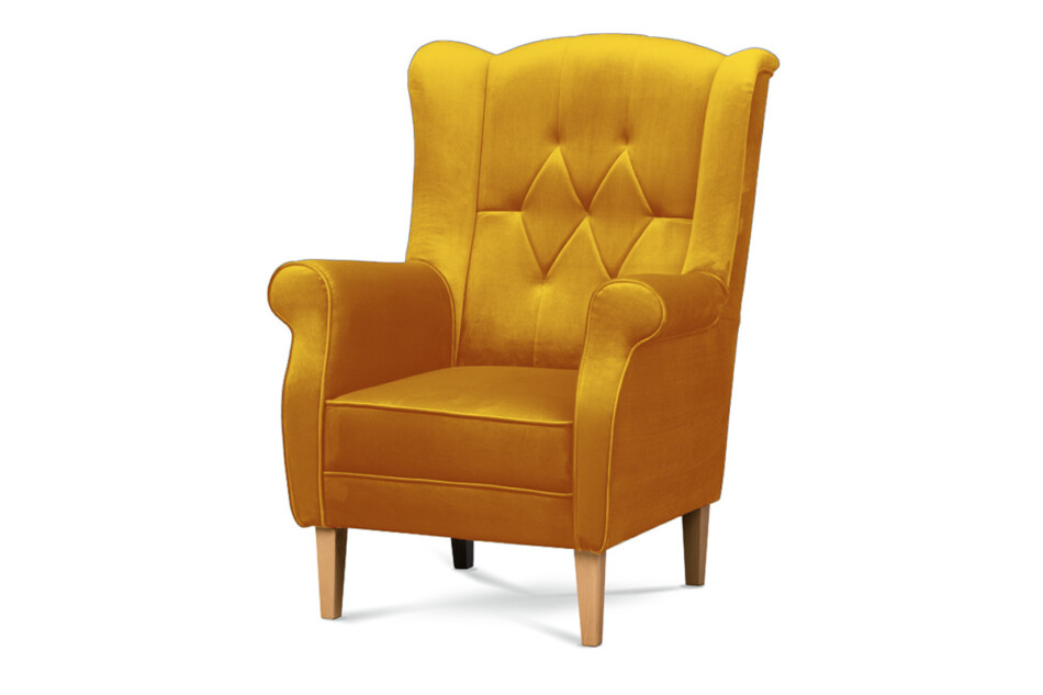 NIROS Fotel żółty - zdjęcie 2