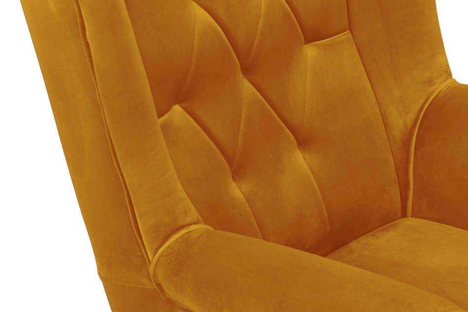 NIROS Fotel żółty - zdjęcie 5