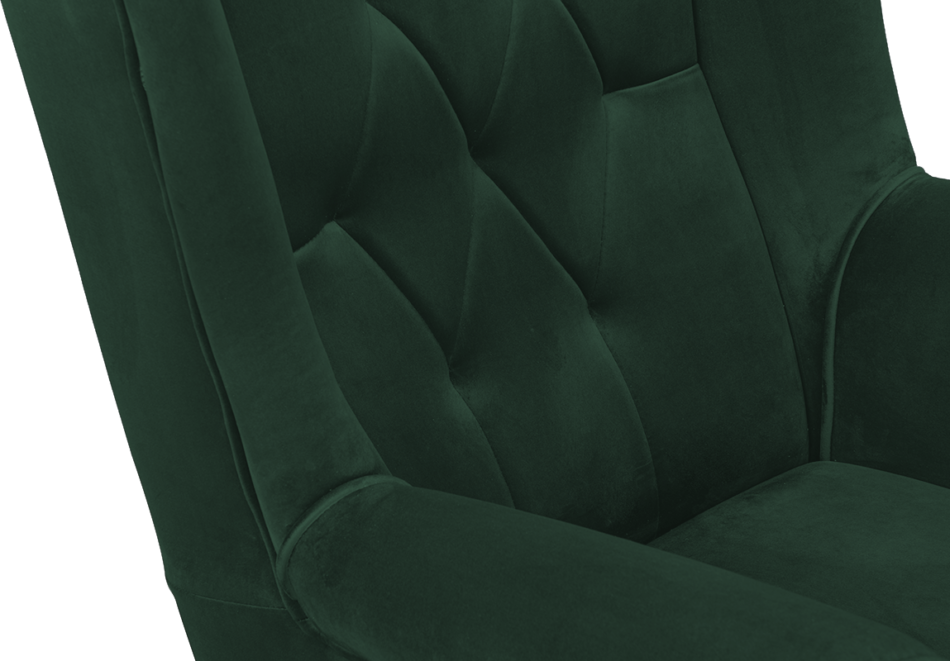 NIROS Fotel ciemny zielony - zdjęcie 5