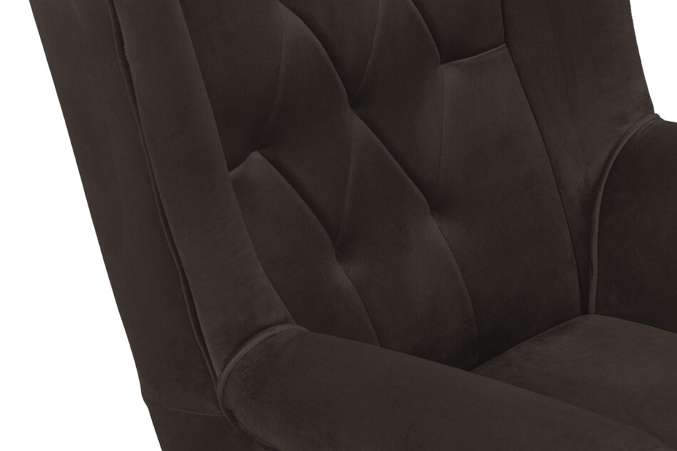 NIROS Fotel brązowy - zdjęcie 5