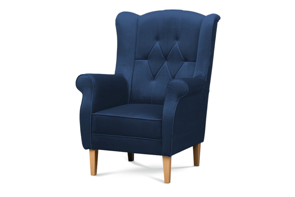 NIROS Fotel granatowy - zdjęcie 2