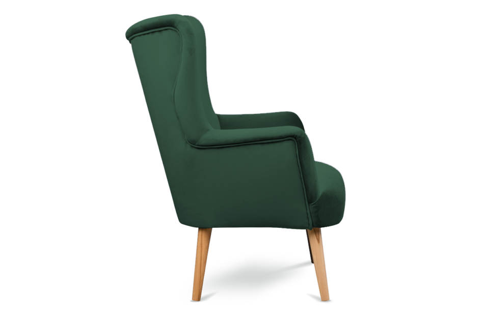 ACRIDO Fotel ciemny zielony - zdjęcie 4