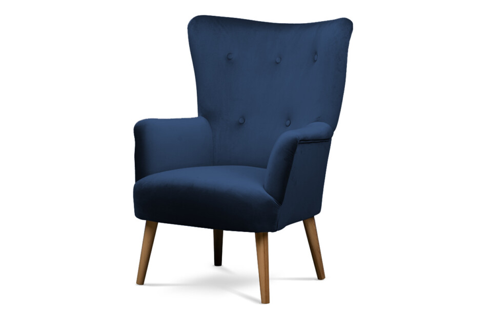 ACRIDO Fotel granatowy - zdjęcie 1