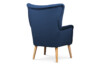 ACRIDO Fotel granatowy - zdjęcie 4