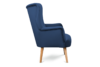 ACRIDO Fotel granatowy - zdjęcie 3