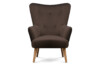ACRIDO Fotel brązowy - zdjęcie 1
