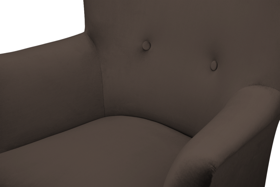 ACRIDO Fotel brązowy - zdjęcie 3
