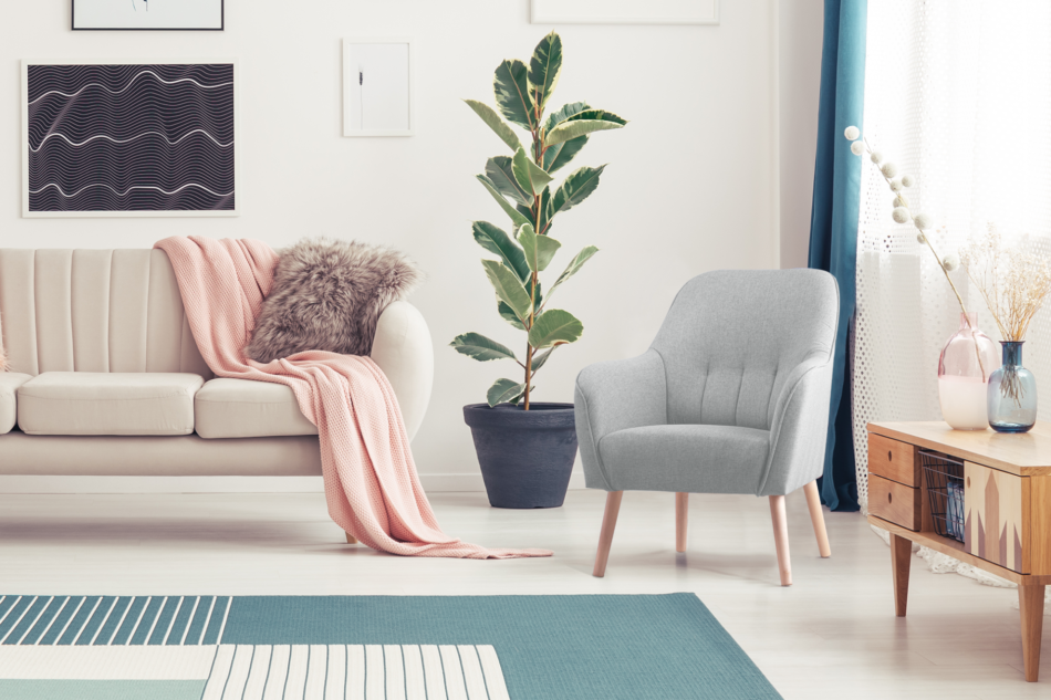 CUBOS Fotel szary - zdjęcie 5