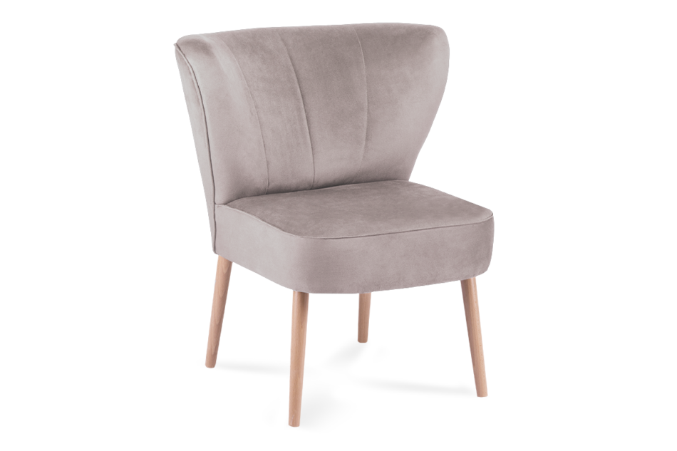 CLAVI Fotel jasny różowy - zdjęcie 2