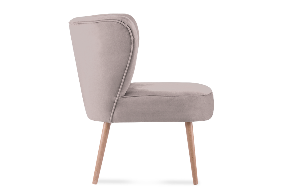 CLAVI Fotel jasny różowy - zdjęcie 3