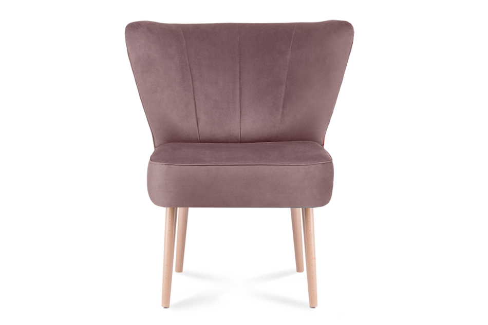 CLAVI Fotel ciemny różowy - zdjęcie 0
