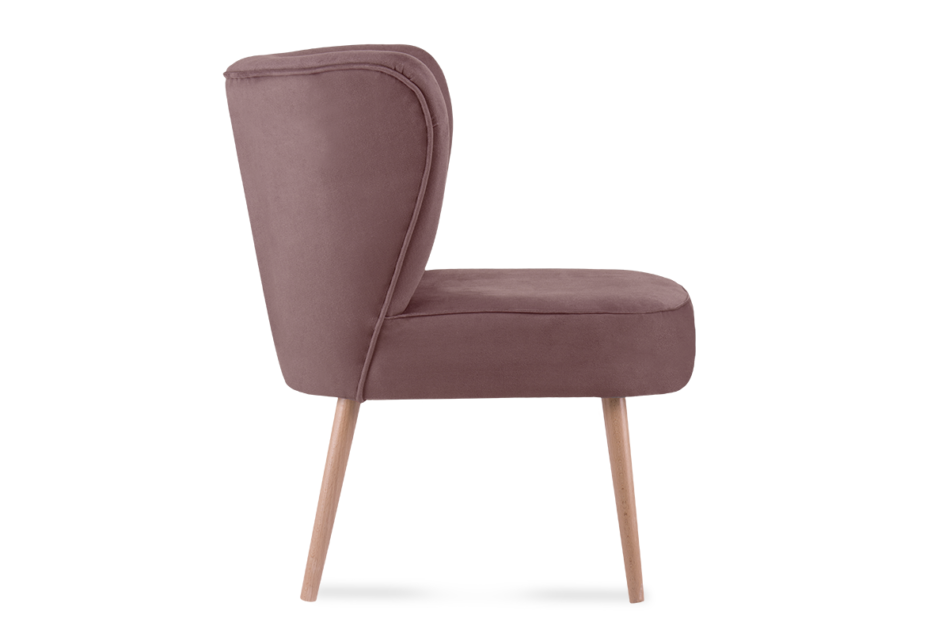 CLAVI Fotel ciemny różowy - zdjęcie 3