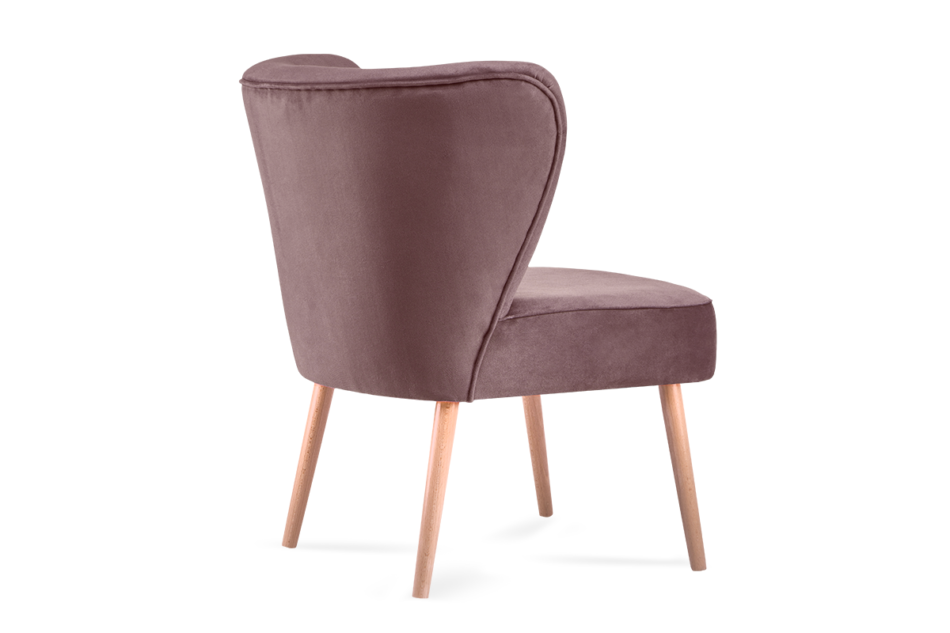 CLAVI Fotel ciemny różowy - zdjęcie 4
