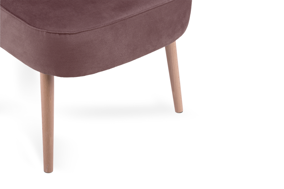 CLAVI Fotel ciemny różowy - zdjęcie 6