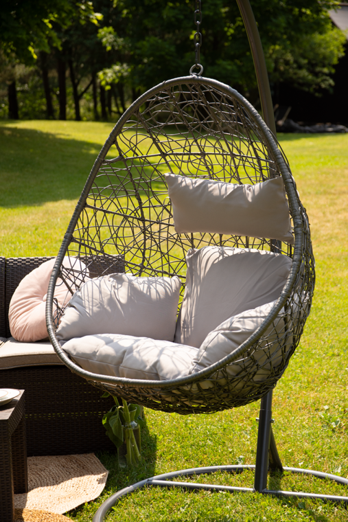 CULLUS Fotel wiszący szary/jasny szary - zdjęcie 8