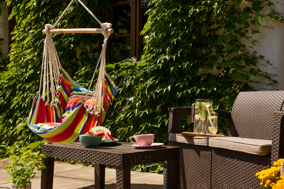 ARBO Fotel wiszący wielokolorowy - zdjęcie 6