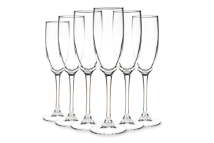 MORUM, https://dev1-mda.konsimo.pl/kolekcja/morum/ Kieliszek do szampana 6szt przezroczysty - zdjęcie