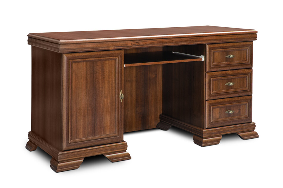 IMPERIO Duże biurko z szufladami orzech orzech - zdjęcie 0