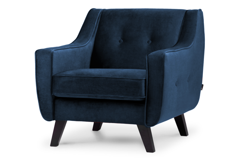 TERSO Fotel granatowy - zdjęcie 1