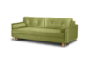ERISO Zielona welurowa sofa 3 osobowa rozkładana oliwkowy - zdjęcie 2