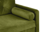 ERISO Zielona welurowa sofa 3 osobowa rozkładana oliwkowy - zdjęcie 6