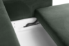 ERISO Szara welurowa sofa 3 osobowa rozkładana popielaty - zdjęcie 7