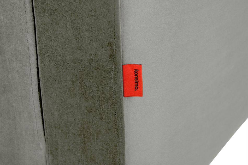 ERISO Welurowy szary fotel do salonu szary - zdjęcie 4