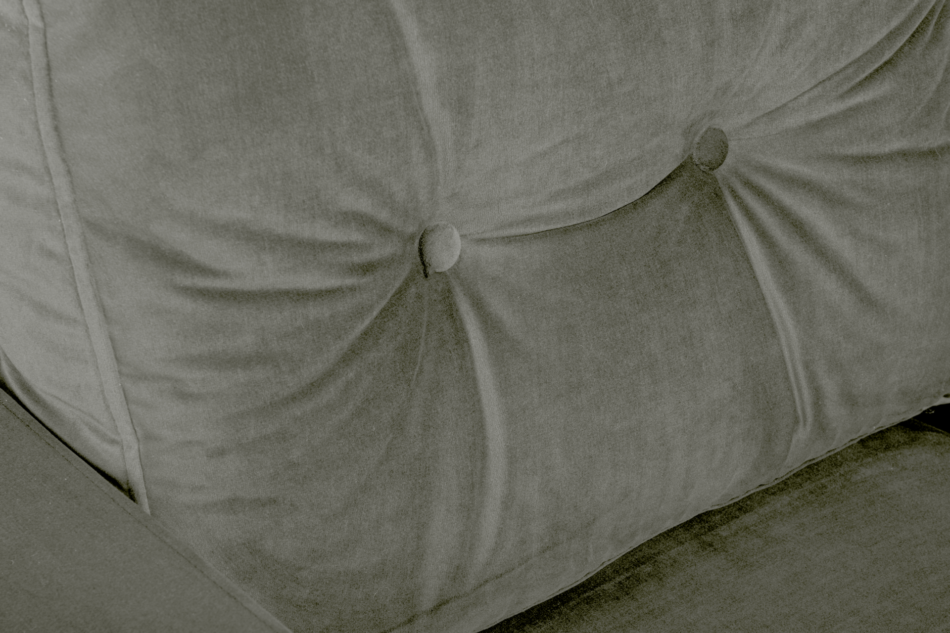 ERISO Welurowy szary fotel do salonu szary - zdjęcie 5