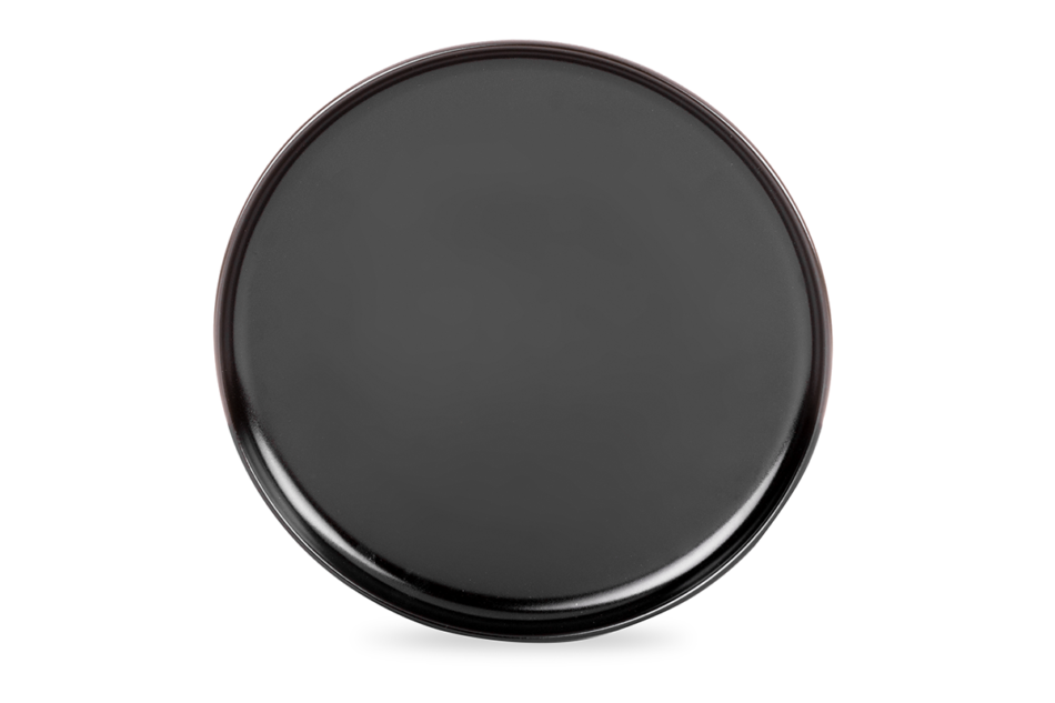 VICTO Talerz obiadowy czarny/matowy - zdjęcie 1