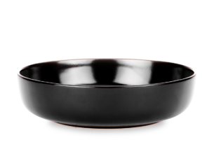 VICTO, https://dev1-mda.konsimo.pl/kolekcja/victo/ Talerz głęboki czarny/matowy - zdjęcie