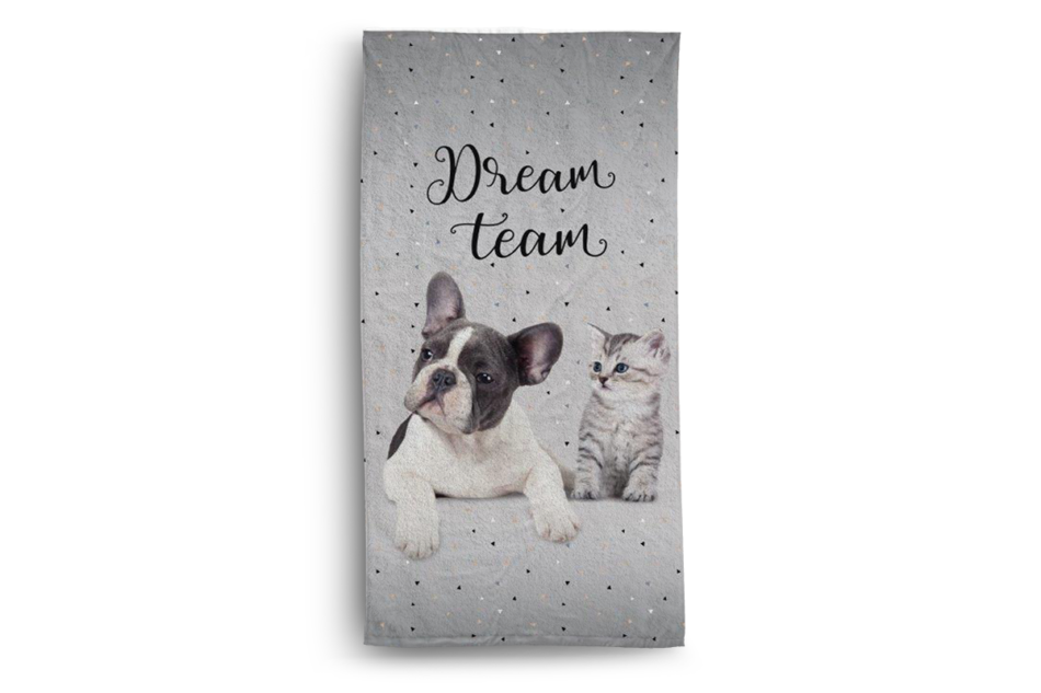 DIMUS Ręcznik dream team szary - zdjęcie