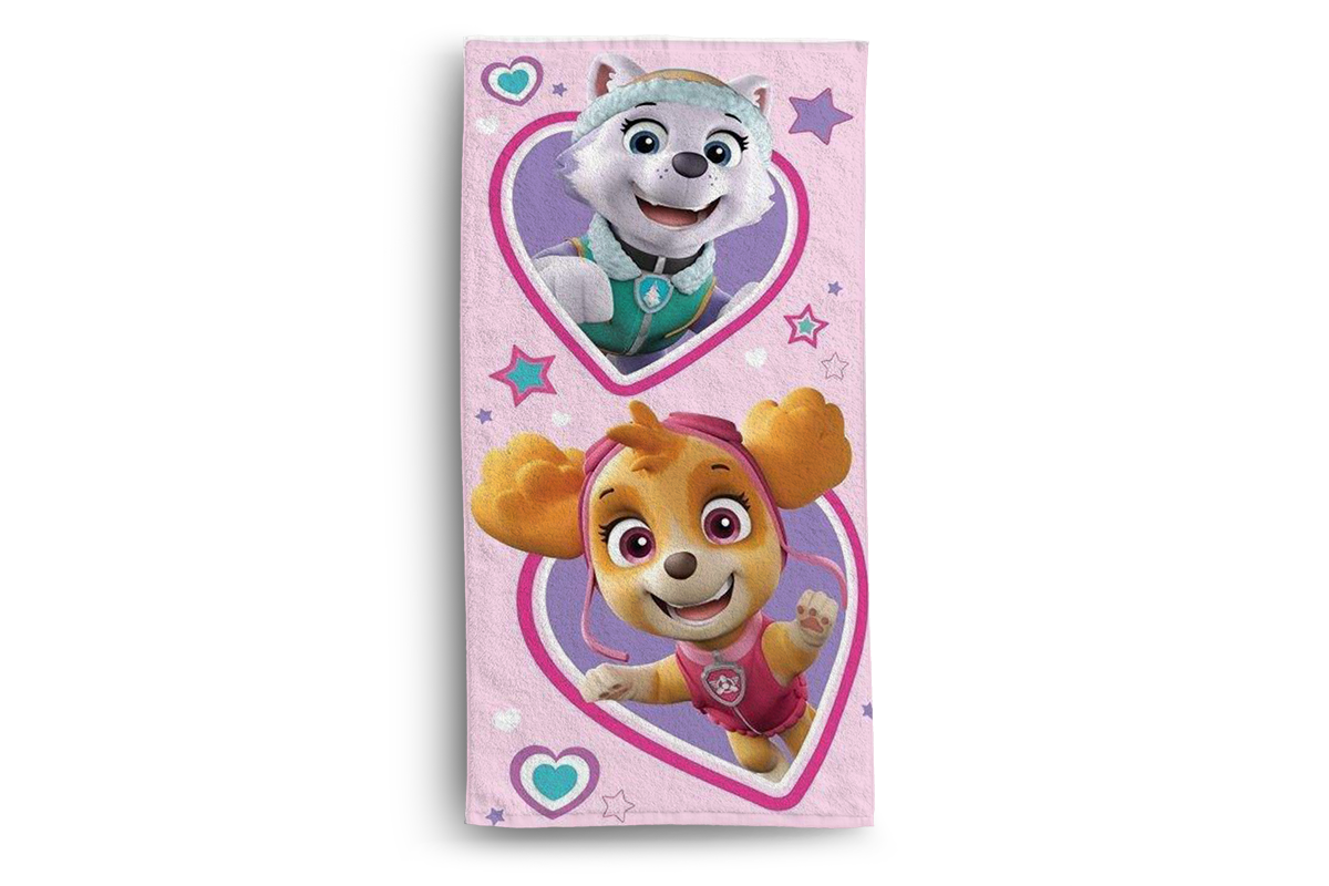Ręcznik Paw Patrol serca