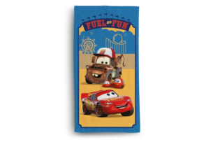 FABULIO, https://dev1-mda.konsimo.pl/kolekcja/fabulio/ Ręcznik auta niebieski/pomarańczowy - zdjęcie