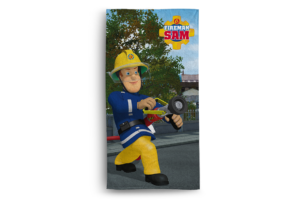 FABULIO, https://dev1-mda.konsimo.pl/kolekcja/fabulio/ Ręcznik strażak Sam zielony/niebieski/żółty - zdjęcie