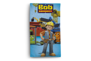 FABULIO, https://dev1-mda.konsimo.pl/kolekcja/fabulio/ Ręcznik Bob Budowniczy niebieski - zdjęcie