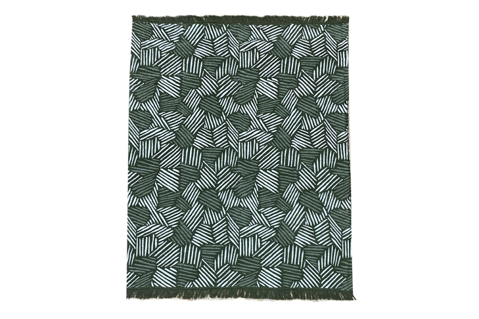 FIGO Koc zielony/biały - zdjęcie 1