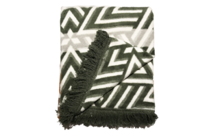 FIGO, https://dev1-mda.konsimo.pl/kolekcja/figo/ Koc beżowy/zielony - zdjęcie