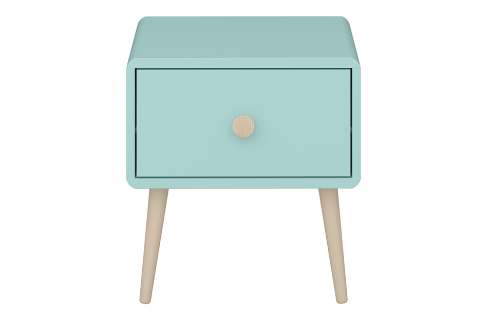 GAIA Stolik nocny miętowy/dąb - zdjęcie 0