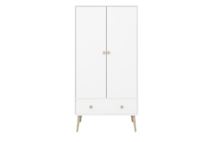 GAIA, https://dev1-mda.konsimo.pl/kolekcja/gaia/ Szafa biały/dąb - zdjęcie