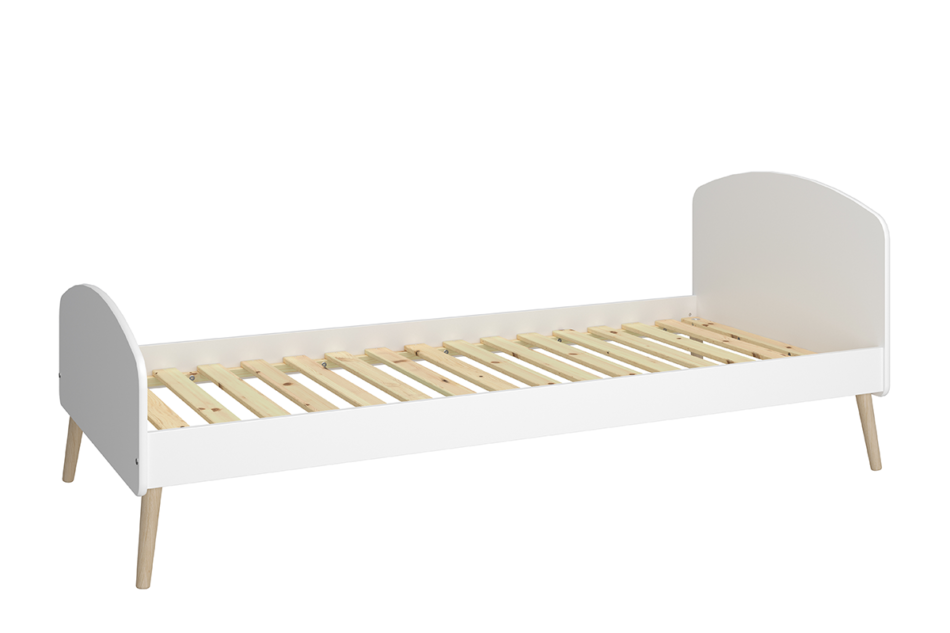 GAIA Łóżko dziecięce biały/dąb - zdjęcie 2