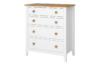 HESTON Komoda biały/dąb naturalny - zdjęcie 2