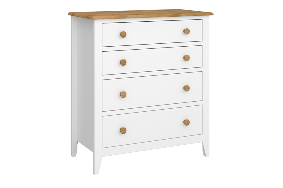 HESTON Komoda biały/dąb naturalny - zdjęcie 0