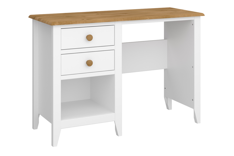 HESTON Biurko biały/dąb naturalny - zdjęcie 2