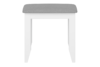 HESTON Stołek biały/szary - zdjęcie 1