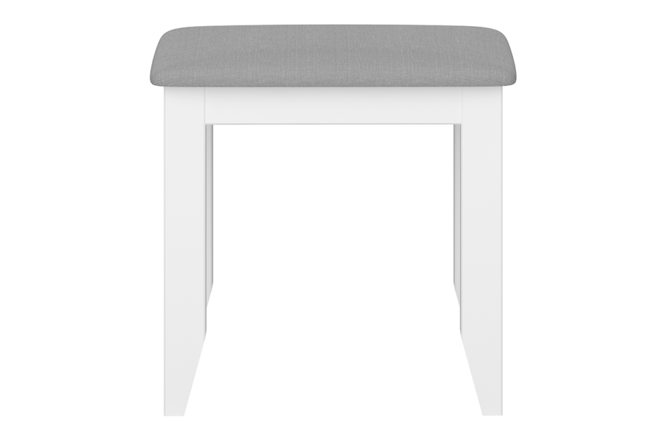 HESTON Stołek biały/szary - zdjęcie 0