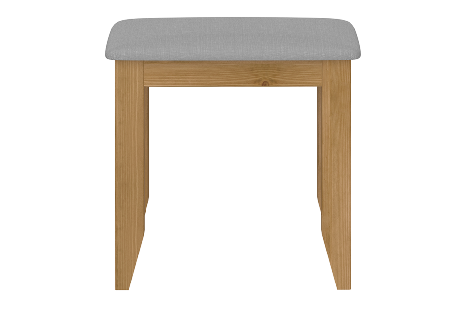 HESTON Stołek dąb naturalny/szary - zdjęcie 0
