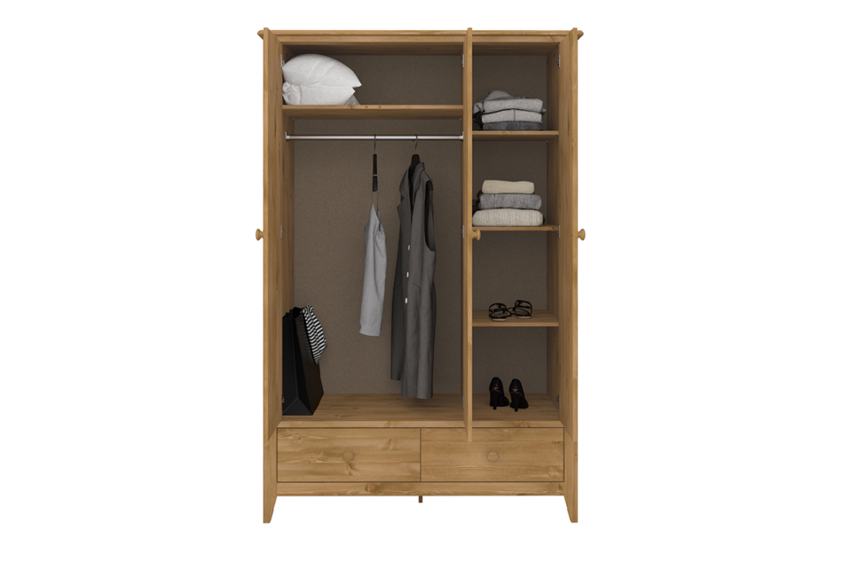 HESTON Szafa ubraniowa dąb naturalny - zdjęcie 4