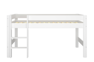 NICE, https://dev1-mda.konsimo.pl/kolekcja/nice/ Łóżko piętrowe ze stelażem biały - zdjęcie